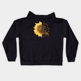 Sunflower Kindness Shirt Kids Hoodie